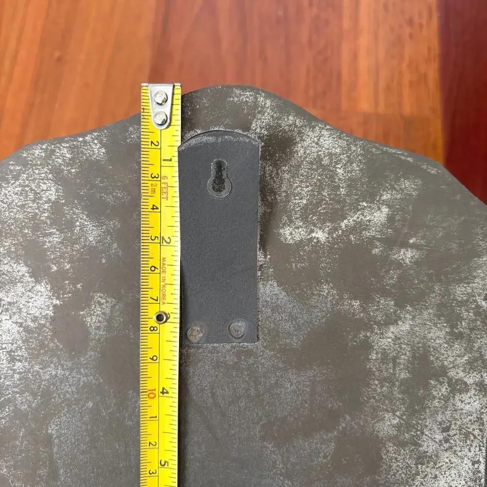 Vintage Metal Match Holder Wall Mount Fireplace Rustic Farmhouse Decor
